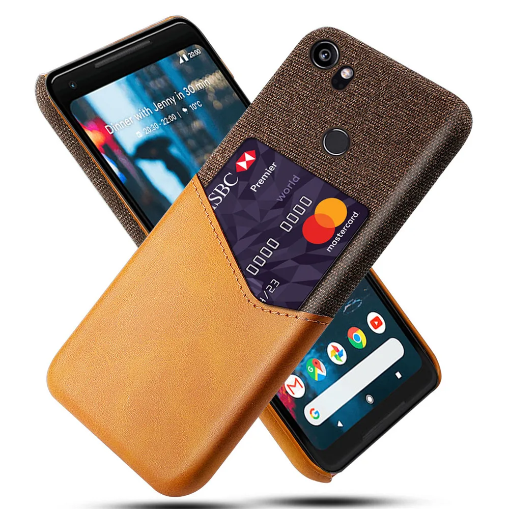 

for Google Pixel 2XL Case Credit Card Case Soft Cloth Fabric Case For Google Pixel 2XL 2 XL Pixel2XL 6.0" Cover Coque Funda
