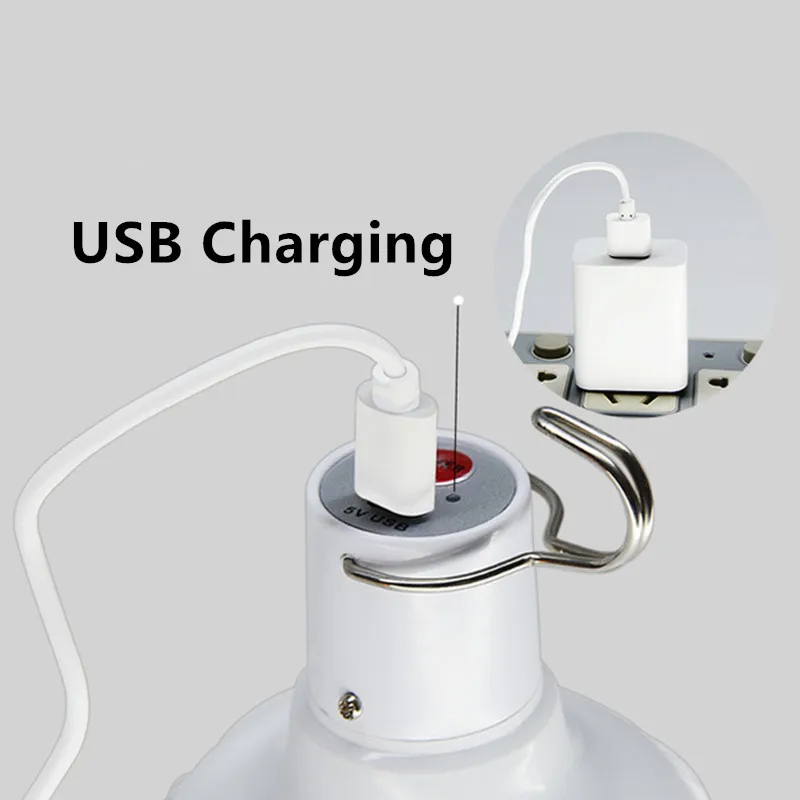 Светодиодная аварийсветильник лампа 3 режима работы перезаряжаемый аккумулятор