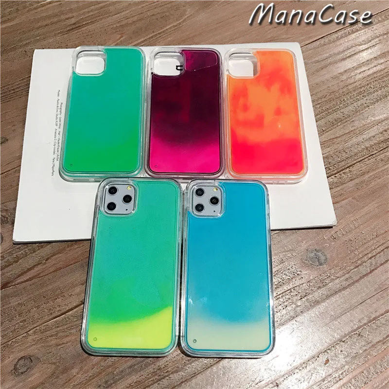 Светящийся чехол для телефона iPhone 11 Pro Max X XS MAX XR 6 6s 7 8 Plus из ТПУ Samsung S8 S9 S10 Note 9 10