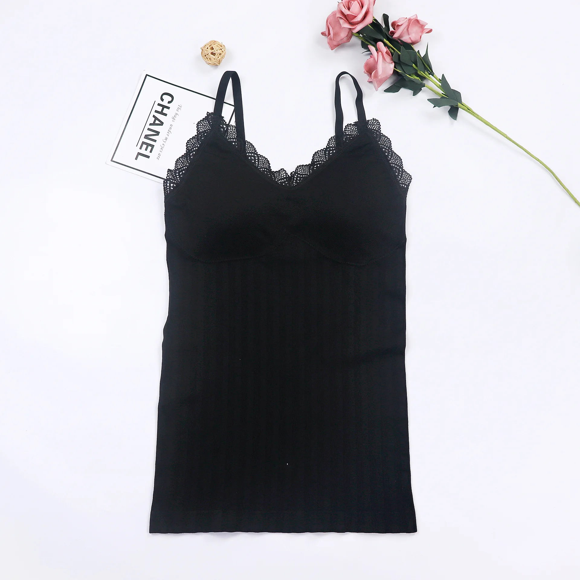Майка женская кружевная нижнее белье удобный топ без рукавов майка 2020 | Женская