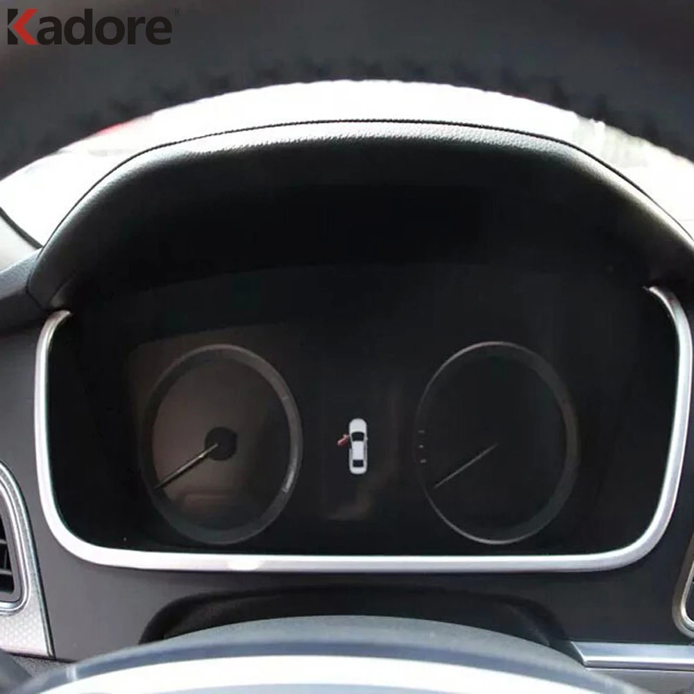 

Car Interior Accessories For Hyundai Sonata 2015 2016 ABS Matte Inner Front Instrument Panel Frame Cover Trim Stickers