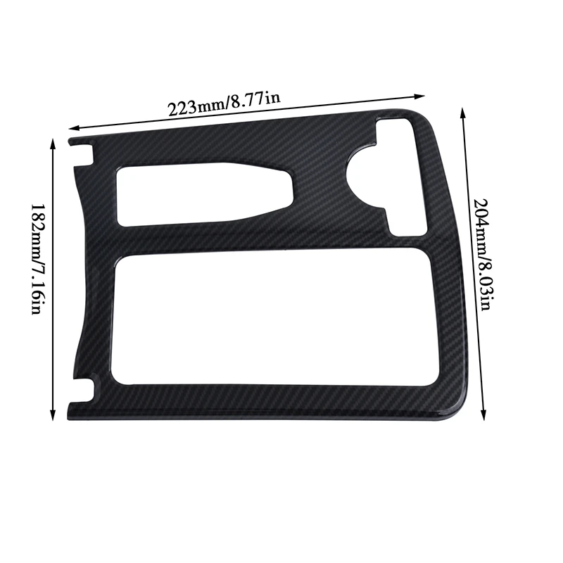 Новая задняя крышка центральной консоли отделочная наклейка для Mercedes Benz C class W204 08