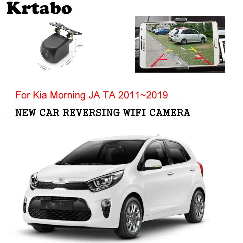 Автомобильная беспроводная камера заднего вида для Kia Morning JA TA 2011 ~ 2019