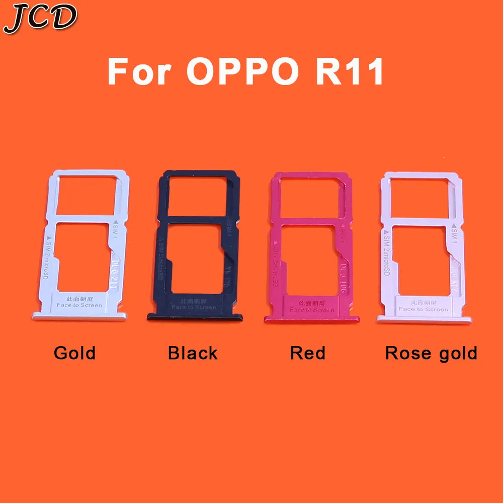 JCD для OPPO R11 R11S Plus Micro SIM SD TF слот адаптер лотка держатель считыватель сменный