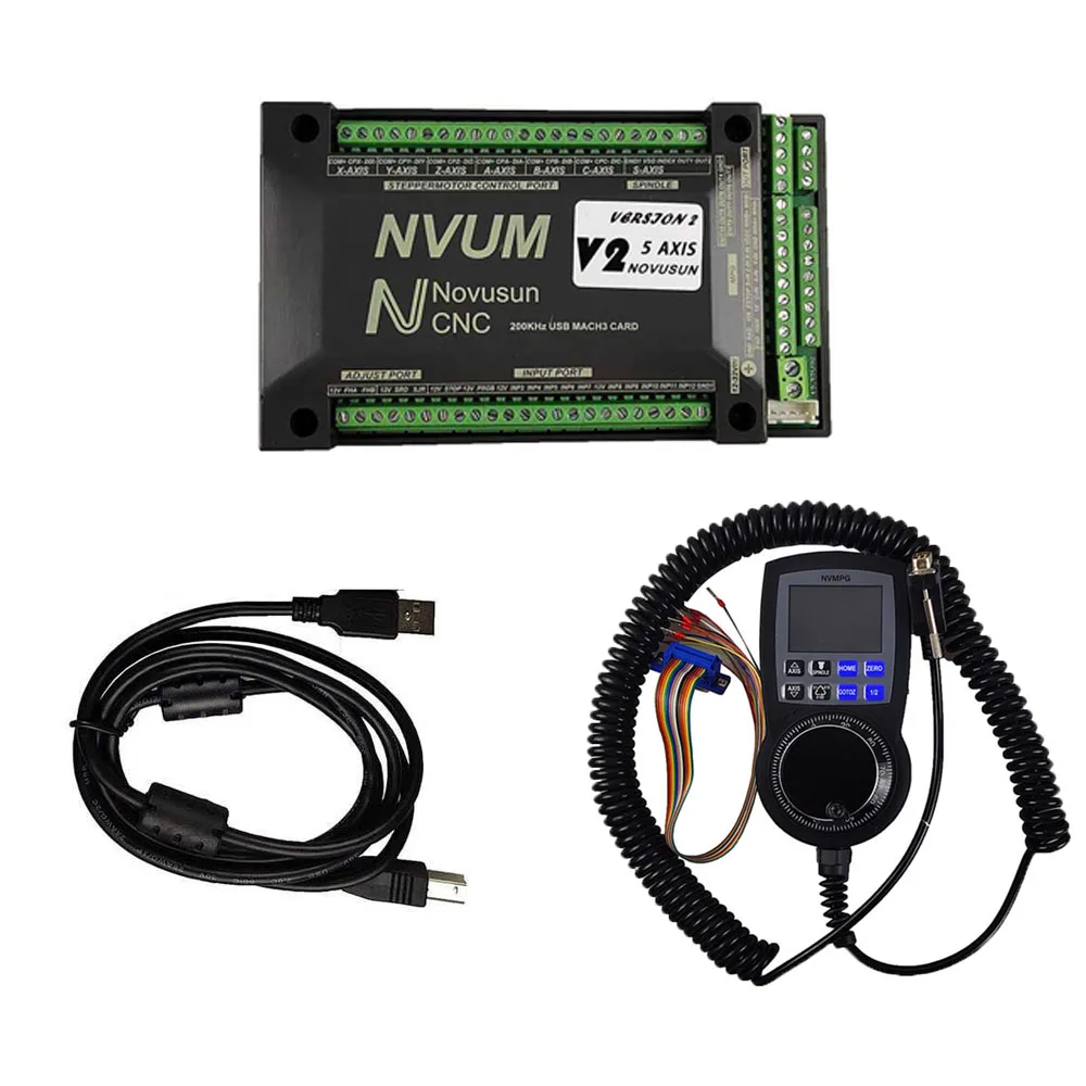 Система управления с ЧПУ NVEMV2.1 NVUMV2.1 mach3 контроллер гравировальной машины 3 оси 4 5