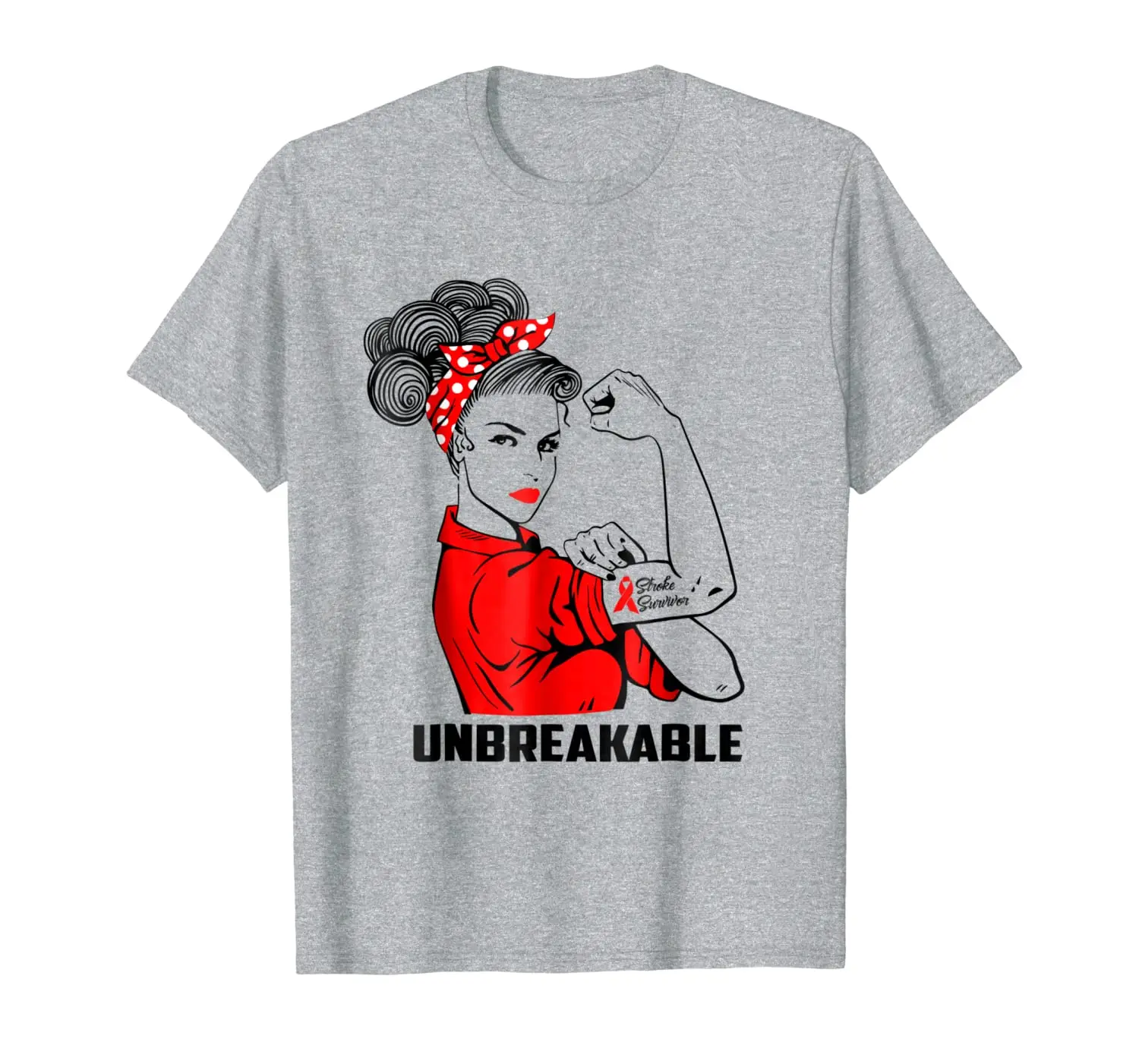 

Stroke Survivor Unbreakable T-Shirt Stroke Awareness Gift