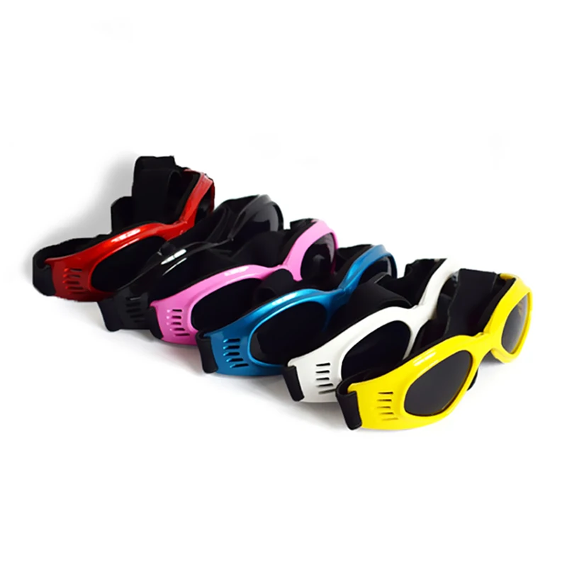 Heart-Shaped Sunglasses For Dog Adjustable Webbing Fashion Foldable Pet Ski Goggles Protection UV Dogs EyeWear Pets Products | Дом и сад