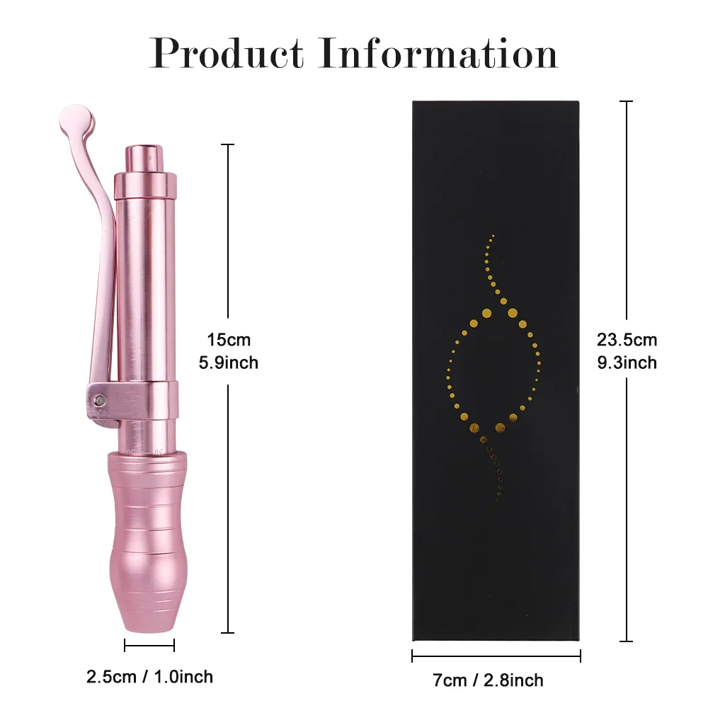 

Hyaluron Gun with 10 Ampoule Head ,High Density Metal Anti Wrinkle Lip Atomizer,Make Skin Bright White Restore Skin Elasticity