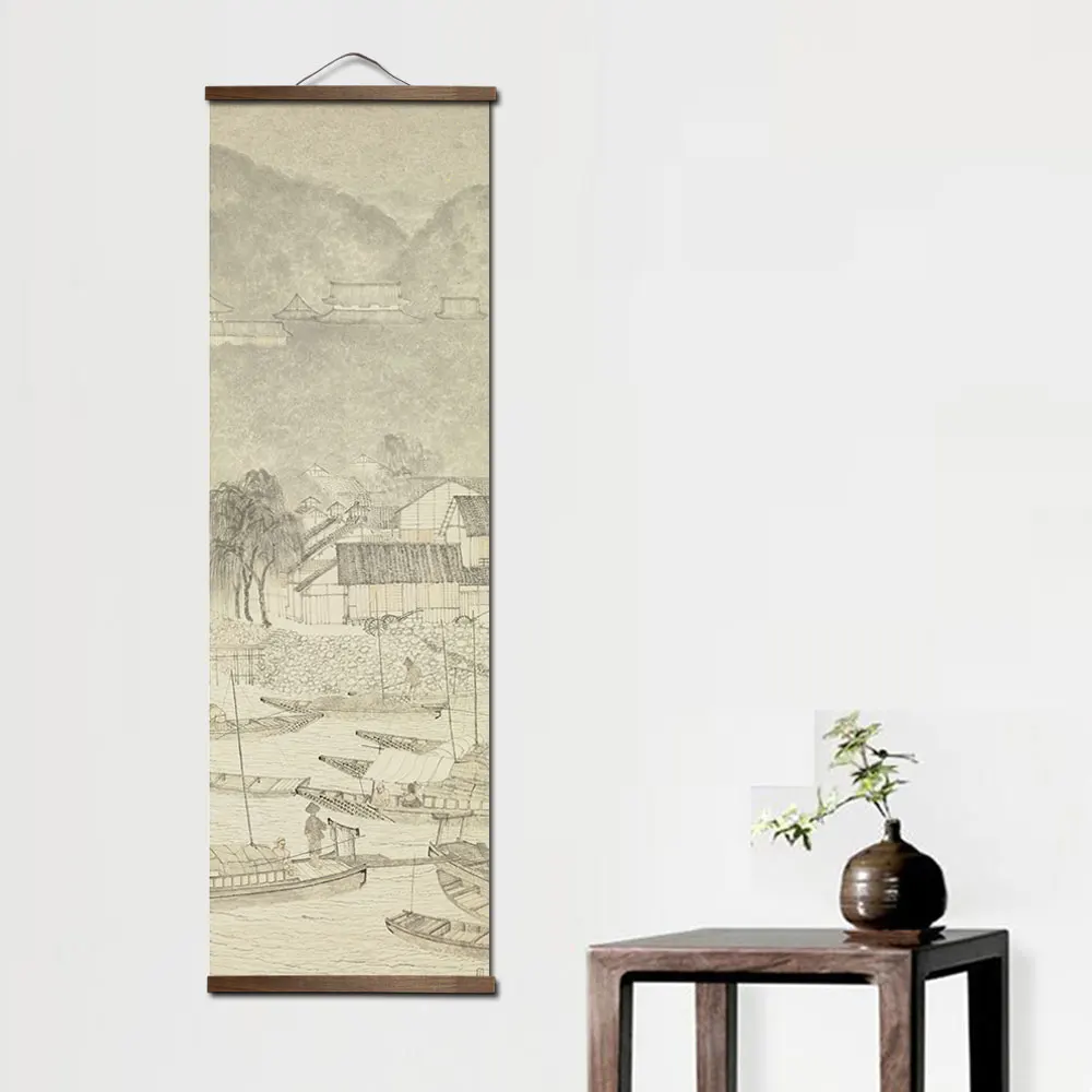 

Художественный постер ZHUGEGE "Чернильный пейзаж", китайский стиль