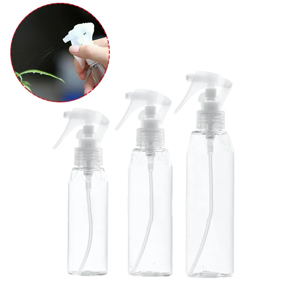 

3pc Spray Bottle Plastic Clear Spray Bottle Cleaning Water Garden Empty TriggerSpray Bottle 100% Brand New And High Quality.