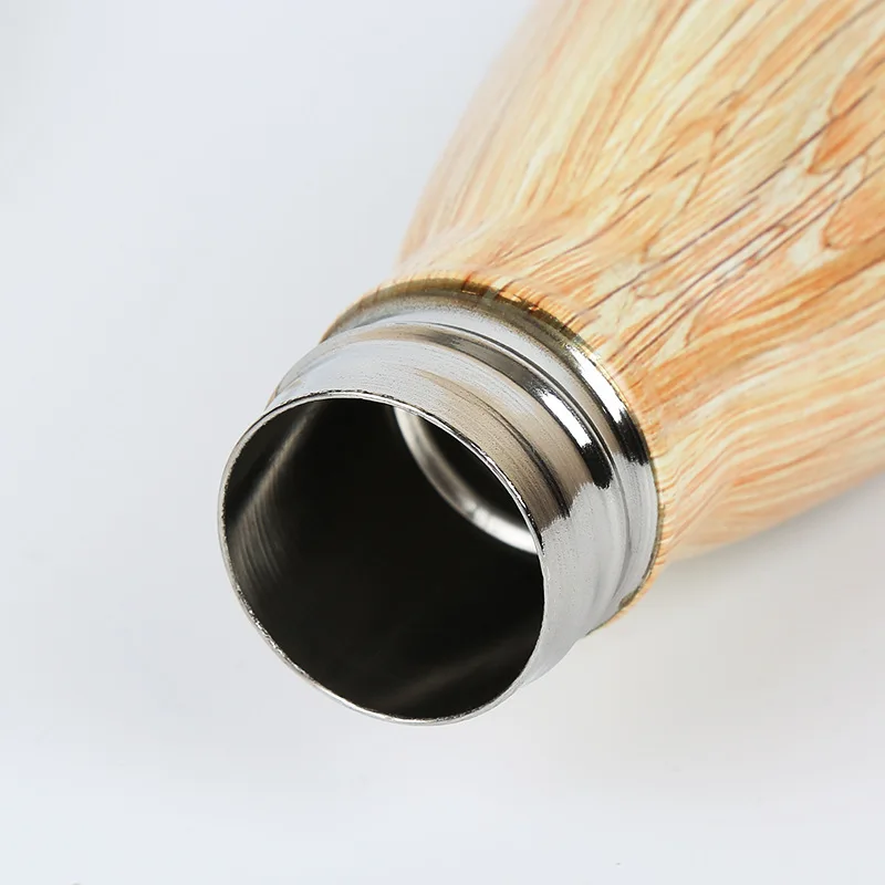 Цветочный колба термоса Мрамор бутылка для воды ком пива чашка с двойными