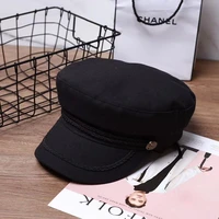new classic autumn winter cotton female casual art ladies%c2%a0braided rope%c2%a0decorate newsboy cap street trend ease match visor caps