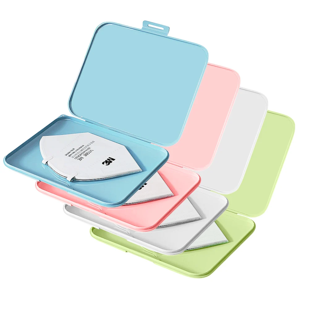 Контейнер для хранения маски портативный контейнер одноразовых масок лица