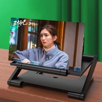 2021 new mobile phone screen amplifier magnifier 3d enlarger magnifying phone video projector bracket desktop holder for phone