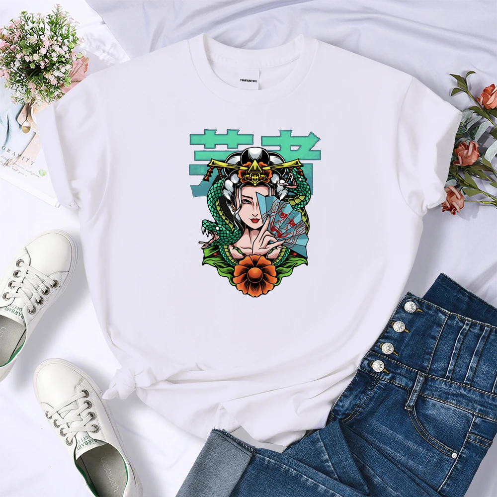 

Kwisatz-Haderach Print T-Shirt Women Temperament Print Top Casual Harajuku Anime Tees Cotton Ladies T-Shirt