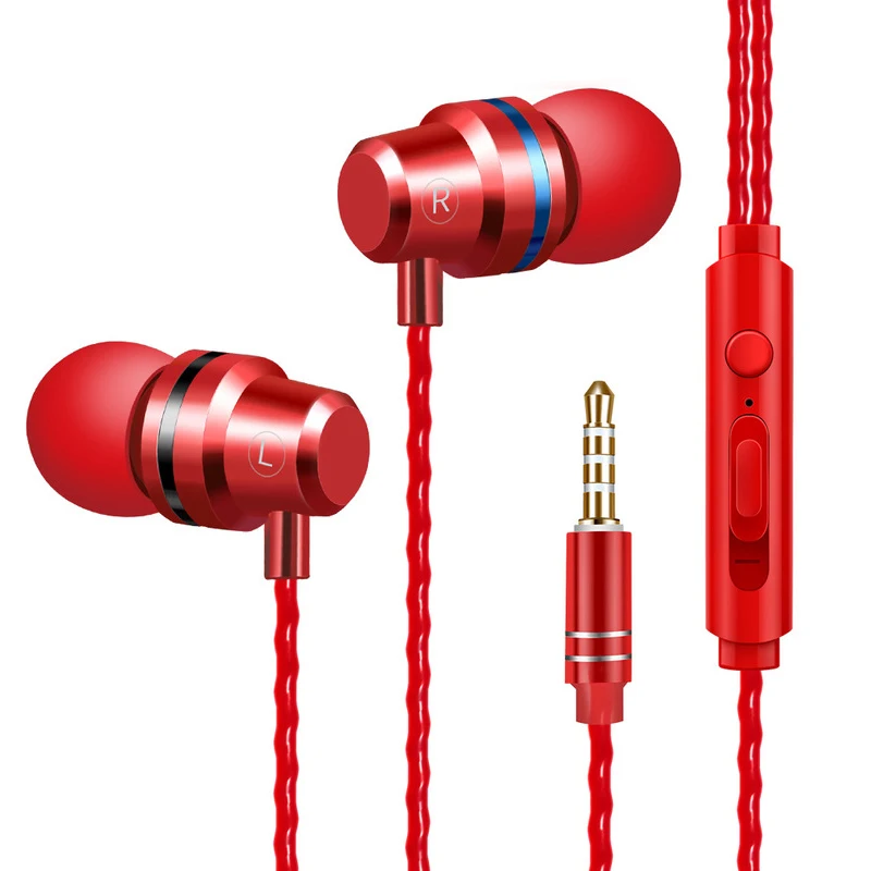 Проводные стереонаушники вкладыши 3 5 мм музыкальные наушники спортивные Игровые