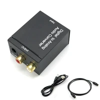 digital to analog audio converter optical fiber toslink coaxial signal to rca rl audio decoder spdif atv dac amplifier spdif