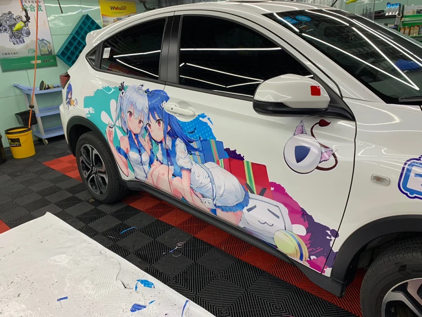 Аниме Itasha виниловая Автомобильная наклейка для тела ралли, наклейка на дверь s, Спортивная наклейка Ralliart для Suzuki Mazda Skoda opel Renault