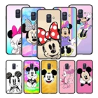Мягкий черный чехол для телефона с изображением Диснея Микки Мауса Для Samsung Galaxy A8 A9 A7 A750 A6 A5 A3 A6S A8S Star Plus 2016 2017 2018