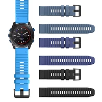 quick fit silicone strap for garmin descent mk2i mk2 watch band watchband wristband 26mm width bracelet belt easyfit wriststrap
