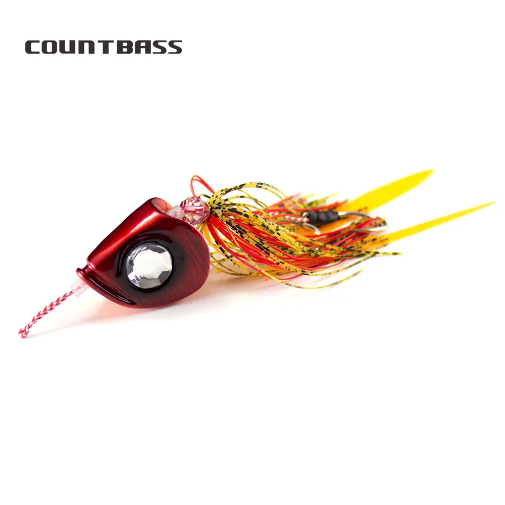 1 шт. 100 г Countbass Ultimate слайдер джиг Тай резиновые Kabura дно мадаи фальсификации помочь
