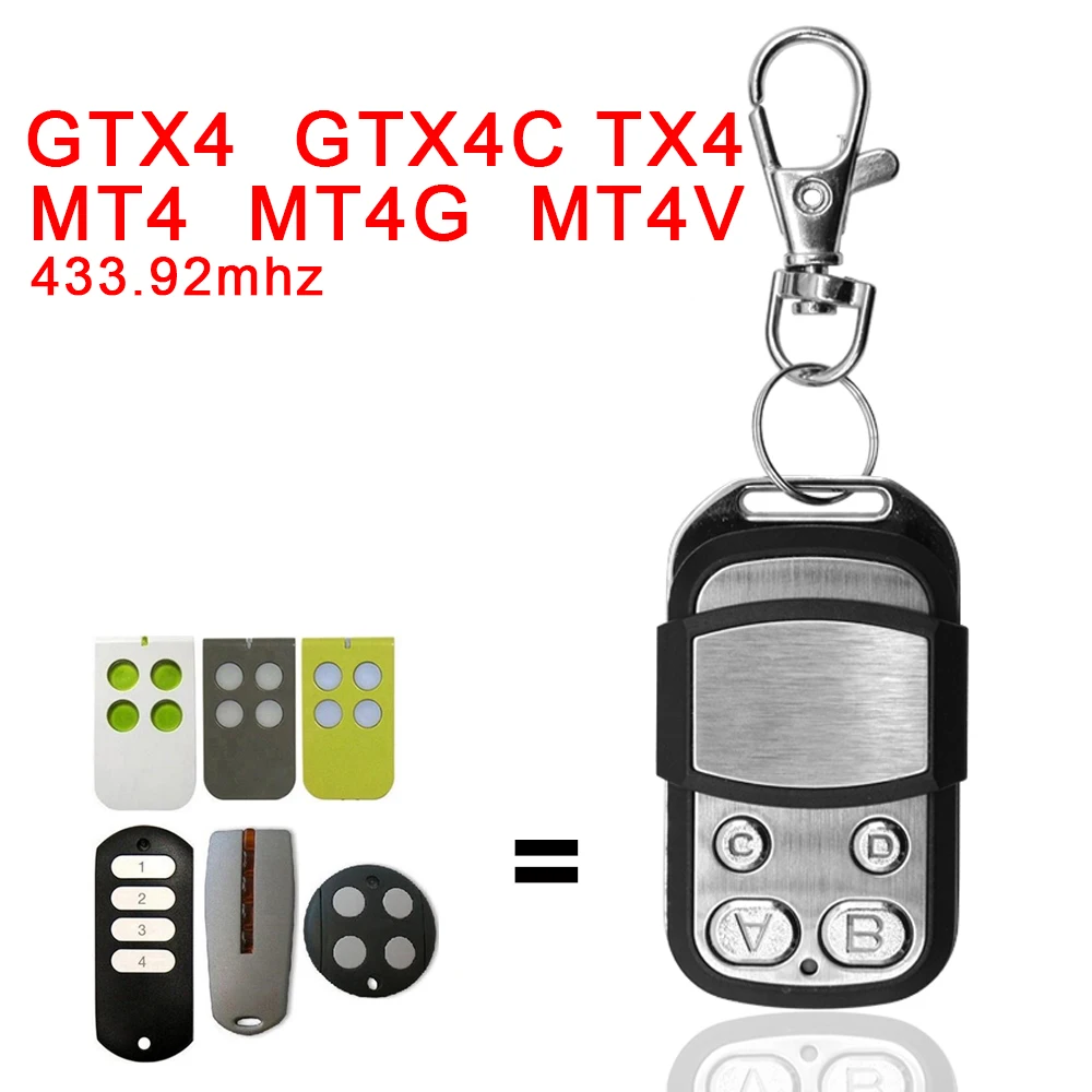 Пульт дистанционного управления Copy Mhouse GTX4 для гаража MOOVO MT4 Открыватель дверей 433
