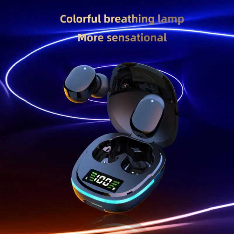 

G9S Bluetooth-compatible TWS Wireless Sports Earplugs 200mAh Charging Box Noise Reduction Binaural Call HIFI Gaming Headset