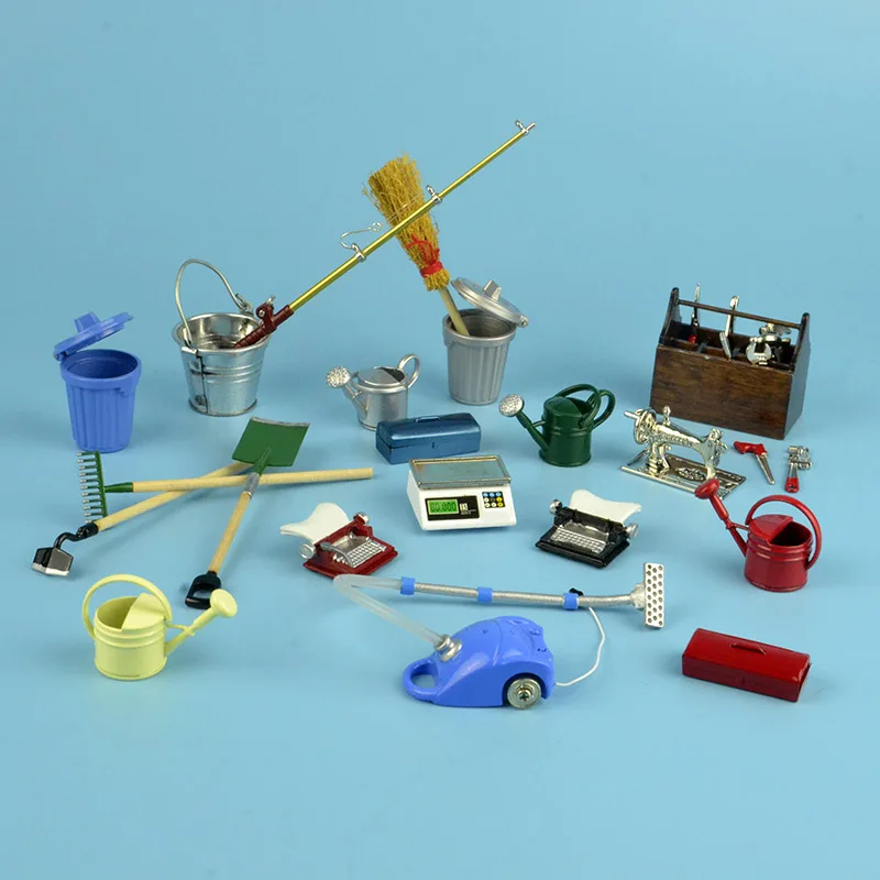 1:12 миниатюрный кукольный домик 25 типа домашний сад двор гараж труда рабочих