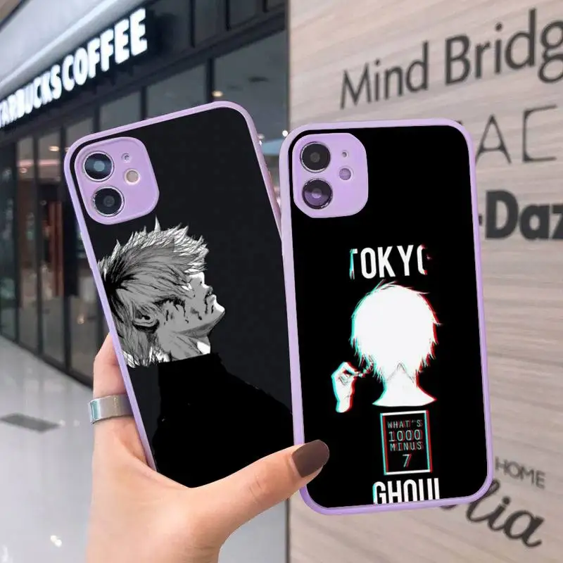 

Tokyo Ghoul Cool Japanese Anime Phone Case Matte Transparent for iPhone 7 8 11 12 s mini pro X XS XR MAX Plus cover funda
