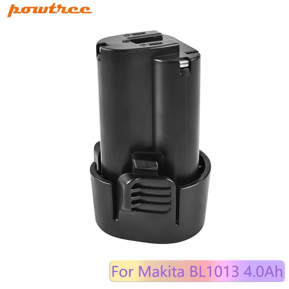 Аккумуляторная литий ионная батарея Powtree 4000 мАч для Makita 10 8 В BL1013 BL1014 TD090D TD090DW DF030D