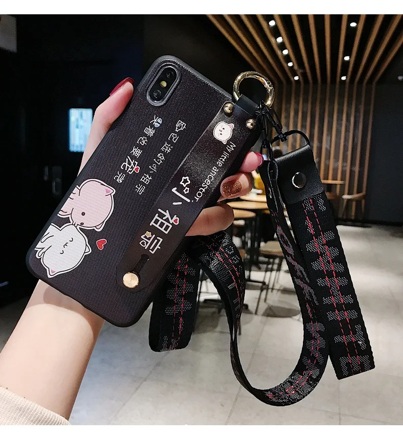 Держатель подставка ремешок чехол для Xiao mi CC9 CC9E mi 6X 5X A3 Lite A2 A1 9 8 SE Red mi 6 Note 7 5 Pro S2 чехлы на запястье