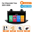 Автомагнитола 32 Гб ПЗУ, мультимедийный видеоплеер с GPS, Android 11 для Chevrolet Tracker 3 Trax 2013-2020, без DVD, с подключением зеркала
