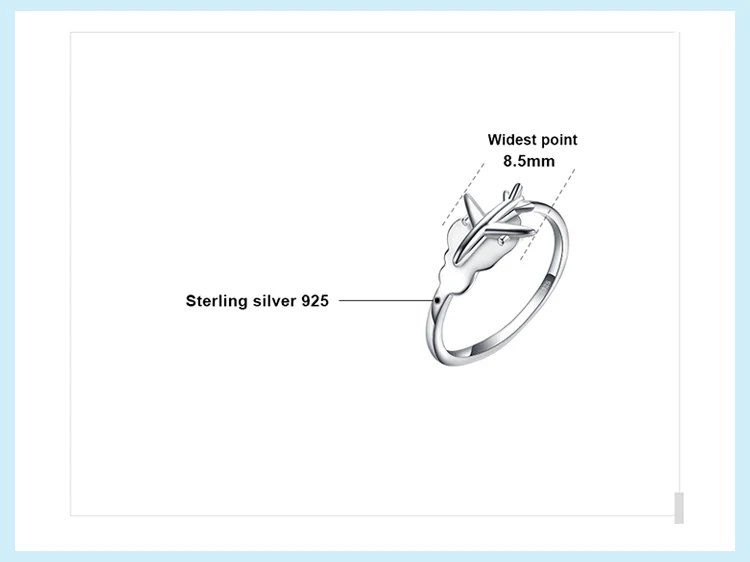 JewelryPalace 925 пробы серебро Глобальный самолет путешествия карта мира Открыть Регулируемые кольца для Для женщин Новая горячая Распродажа как красивый подарок
