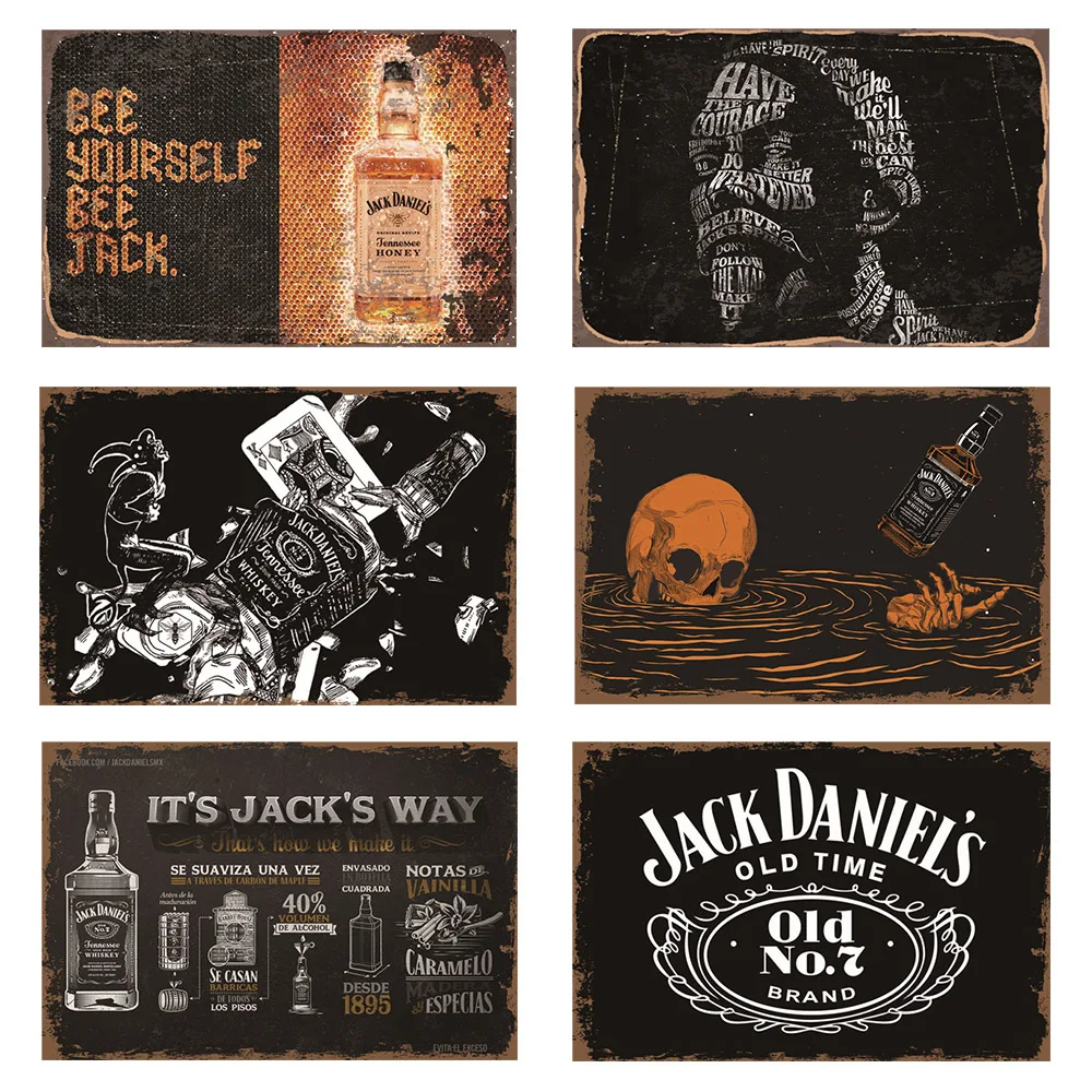 

Ice Cold Whiskey Plaque Metal Tin Signs Shabby Chic Painting Poster Vintage Wall Art Sticker Pub Bar Home Casino Decor 20x30 cm