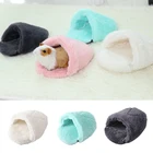 Домик для домашних животных зимний хомяк гнездо морские свинки хорьки хомяки ежики кролики голландские крысы Коврики супер теплые кровати для маленьких животных