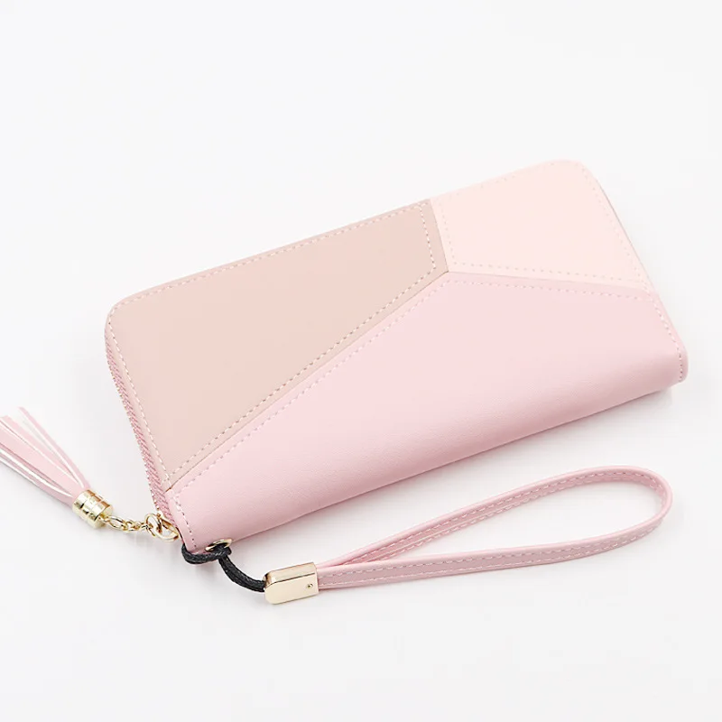 Женский кошелек из искусственной кожи с кисточкой на молнии | Багаж и сумки