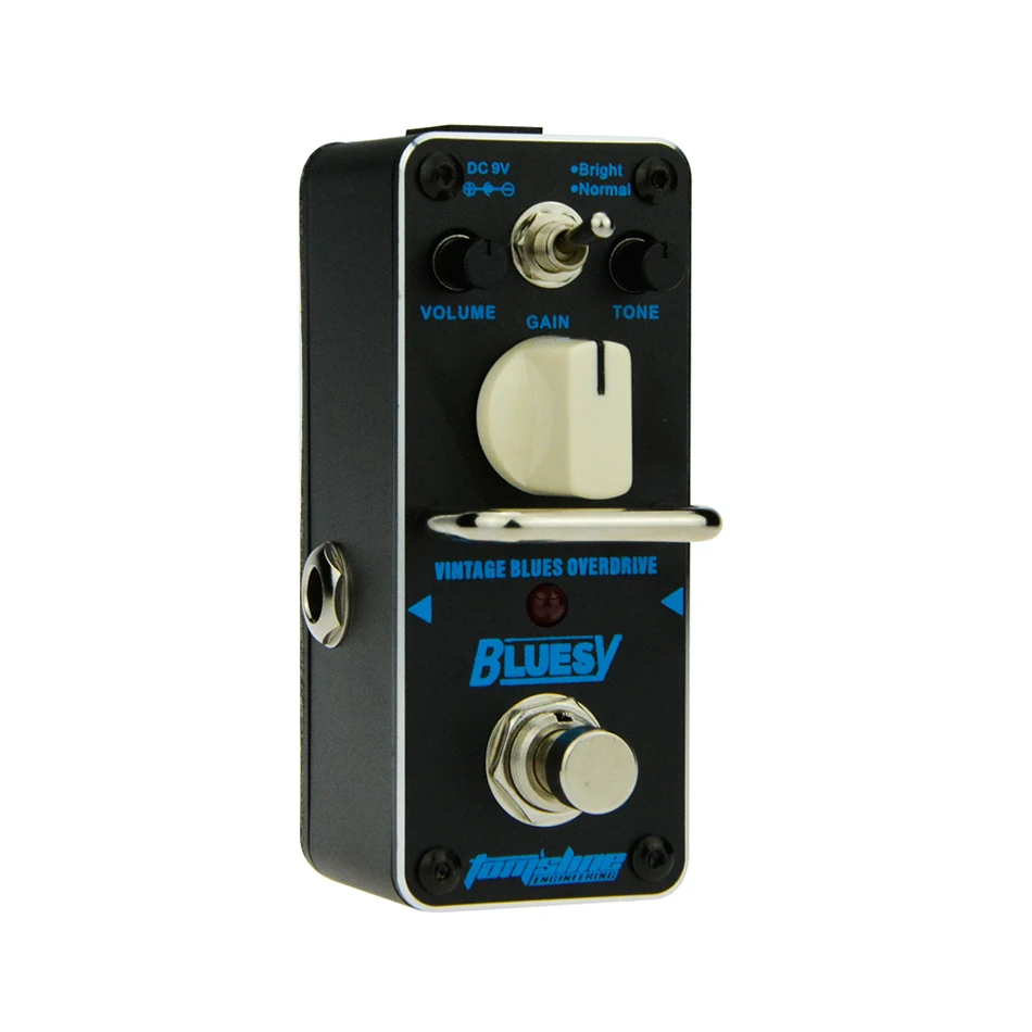 Арома Tom'sline ABY-3 Bluesy винтажный Blues Overdrive мини одиночный электрогитарный Эффект педали с настоящим обводом