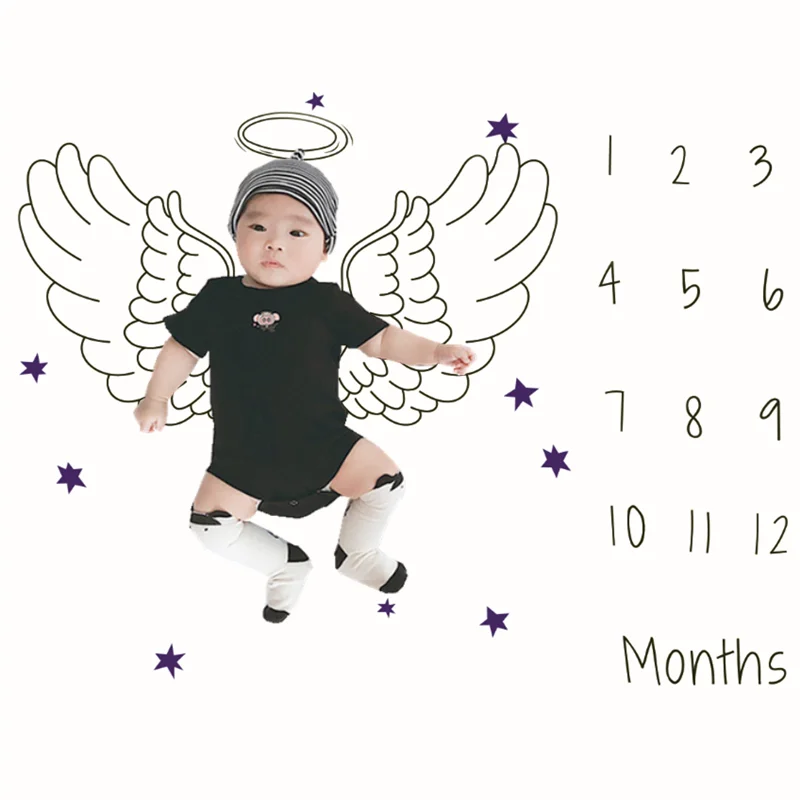 Детские веху реквизит для фотосессии одеяла заднего фона студийного календарь