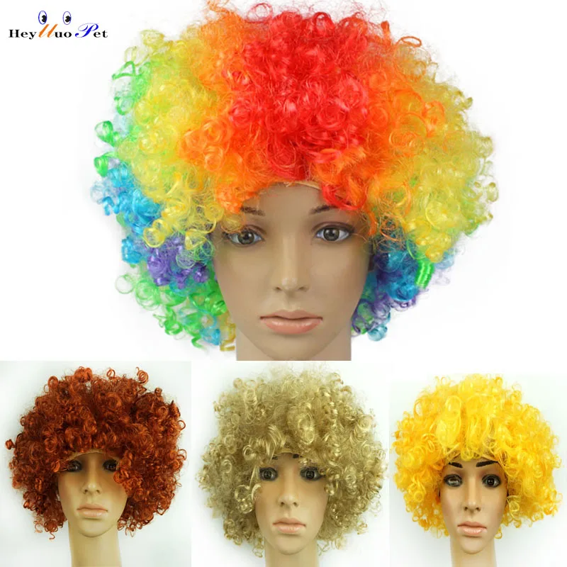 

Fan Gathering Party Supplies Festive Color Wig Funny Clown Wig Explosion Head Set