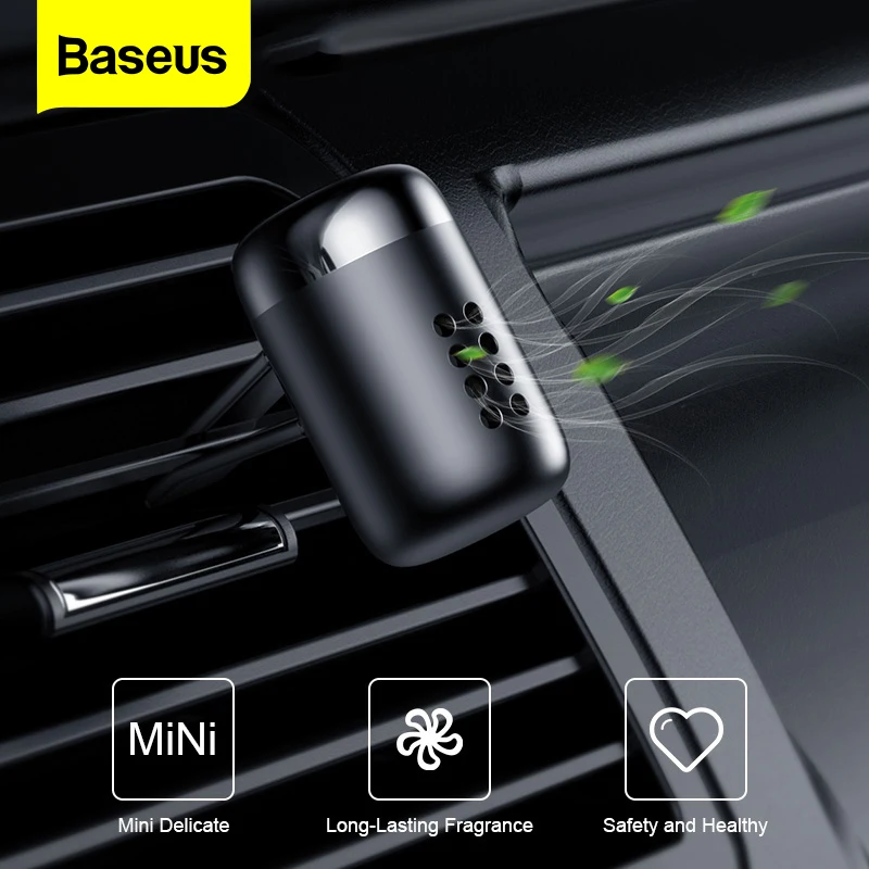

Baseus Car Air Freshener Aromatherapy Auto Air Outlet Perfume Long-lasting Car Fragrancner Fragrance Clip Diffuser solid perfume