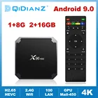ТВ-приставка X96 mini, Android 9,0, Wi-Fi 2,4 ГГц, четырехъядерный процессор Amlogic S905W, медиаплеер 4K HD, ТВ-приставка X96mini 1 ГБ 8 ГБ, VS HK1 2 Гб 16 Гб