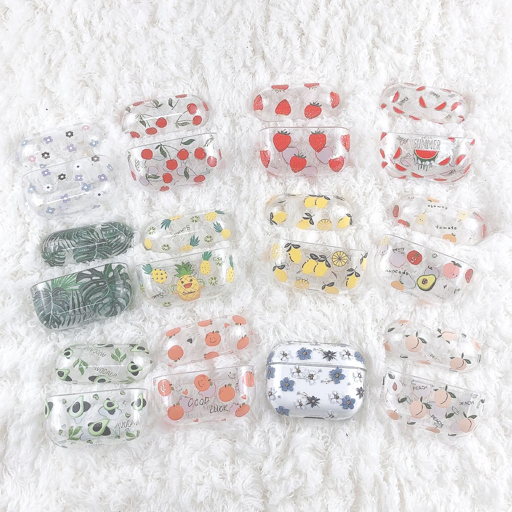 

Clear Earphone Protector Case For AirPods Pro Charging Cover Bag Hard Shockproof Sleeve For Apple AirPods Pro Cute Wireless Case