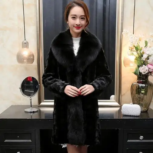 Женская леопардовая шуба из искусственного меха элегантное женское зимнее