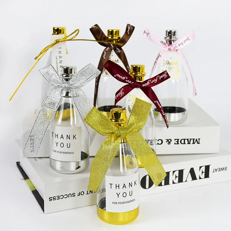 

5pcs Drift Bottle Candy Box Plastic Creative Wedding Birthday Decor Candy Package Gift Boxes Baby Shower Supplies Бутылка Конфет