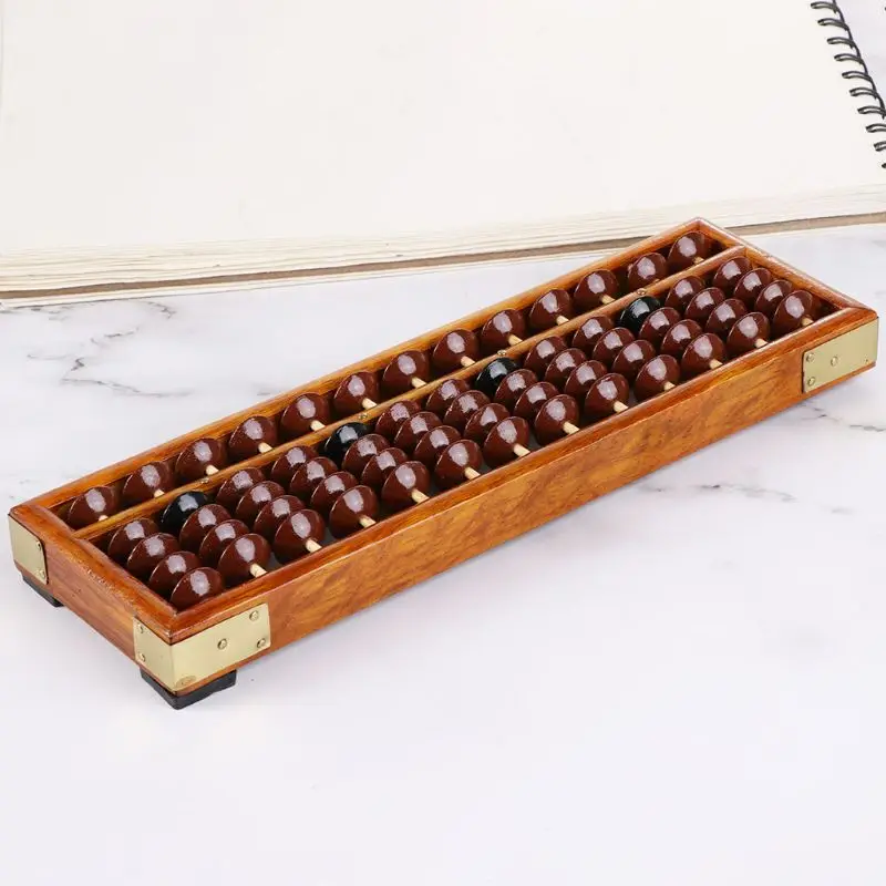 Портативный Китайский 13 цифр колонны Abacus арифметические счеты соробан