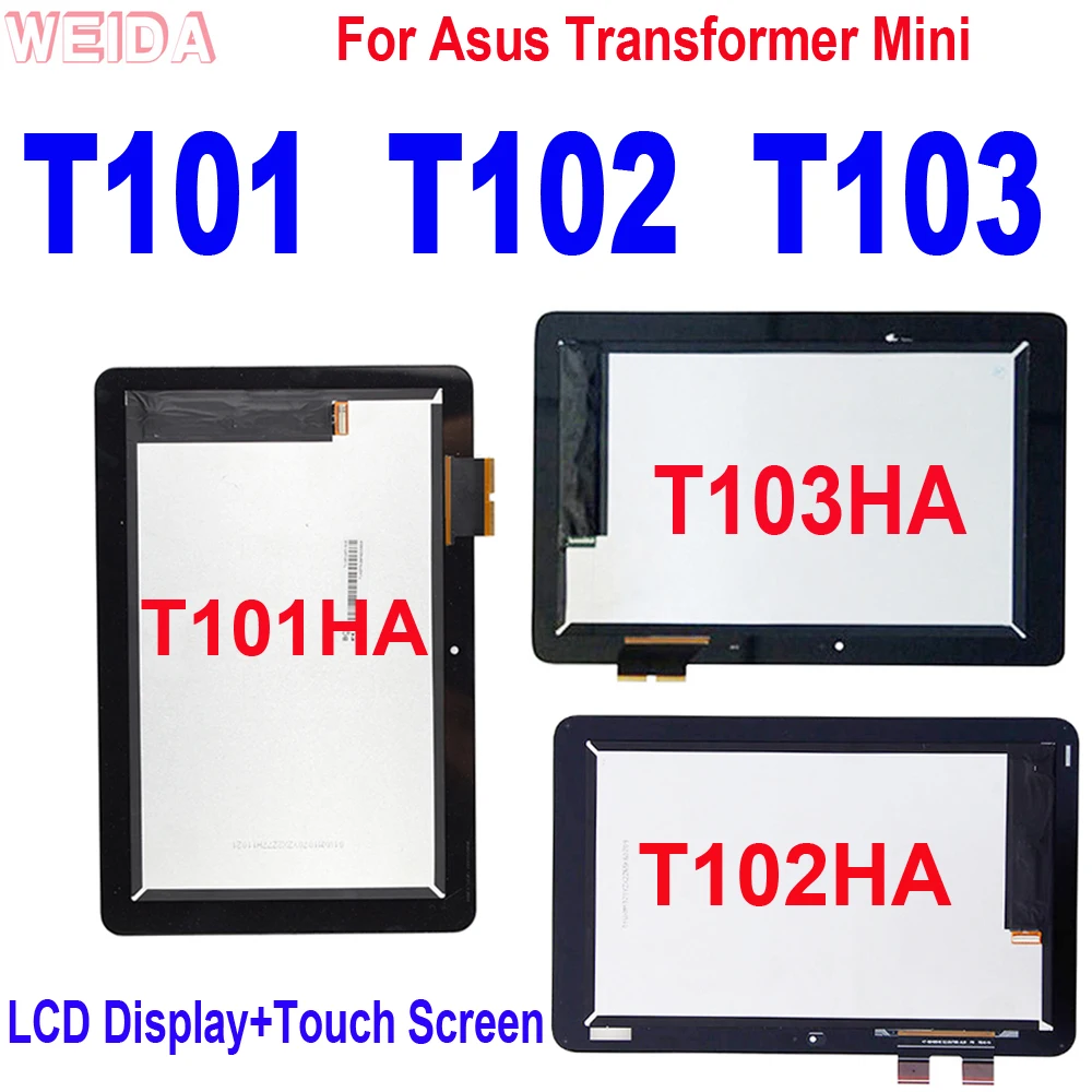 ЖК дисплей 10 1 дюйма для Asus Transformer Mini T101 T102 T103 T101HA T102HA T103HA T103HAF T101H|ЖК-экраны и панели