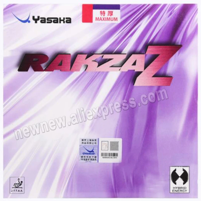 

Original Yasaka RAKZA Z table tennis rubber B-87 pimples in fast attack with loop for table tennis racket ping pong racket