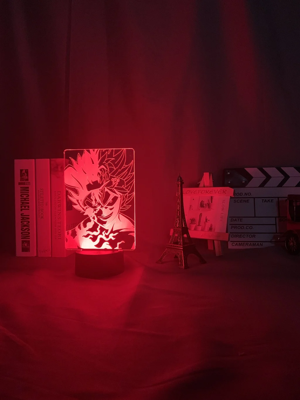 3d лампа Аниме Черный клевер Аста светильник детей украшение для спальни подарок