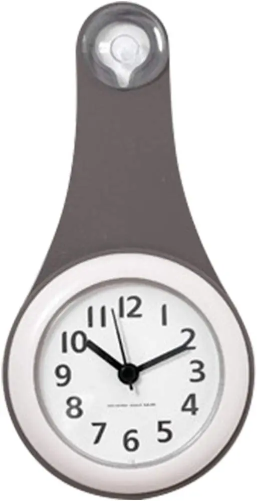 Уникальный дизайн силиконовые водонепроницаемые мини часы для ванной