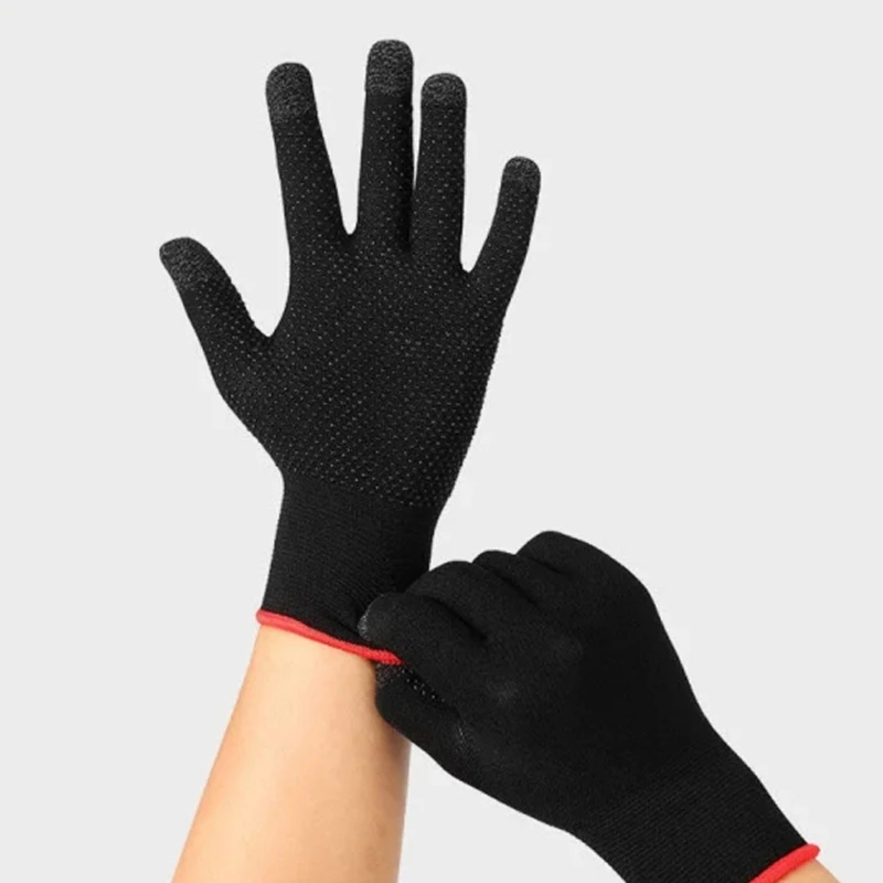 

2pcs Hand Cover Game Controller for PUBG Sweat Gaming Finger Thumb Sleeve Glove C5AE